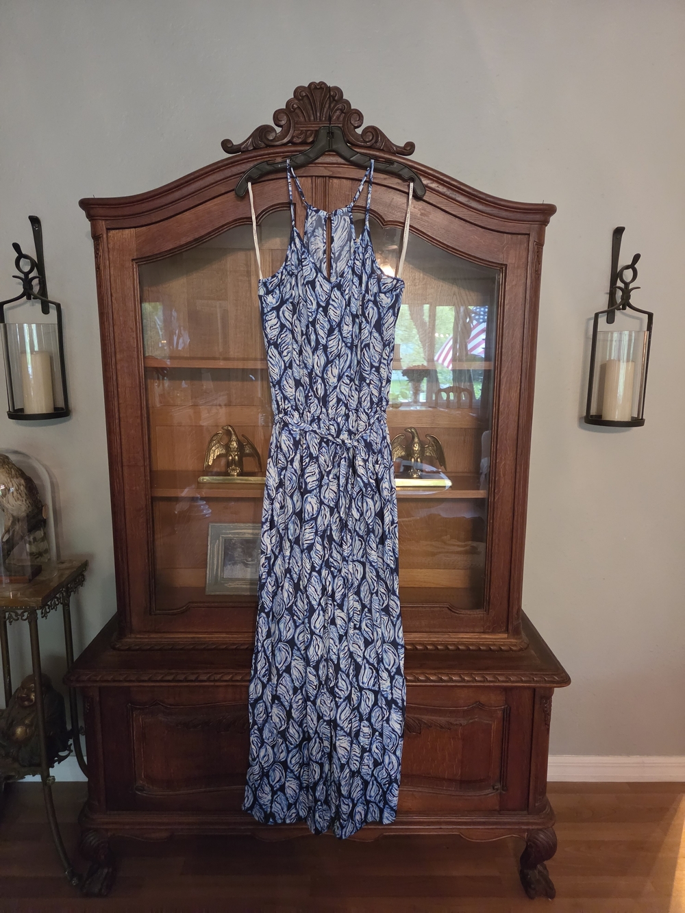 Dusk Jumpsuit In Navy Drop In Size Large